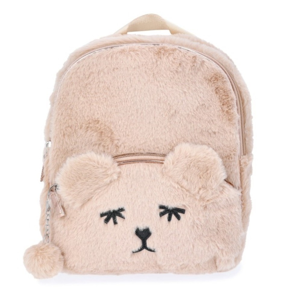 Wonder nation faux fur bear mini backpack NEW